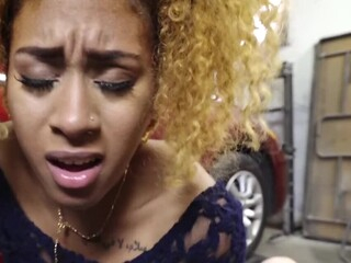 Kendall Woods' boyfriend has no cash so he goes to look for an ATM. The cock-hungry Swarthy slut realizes that it's a flawless chance to have a fun a strong schlong of the real man deep inside her pussy.