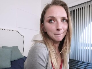 After Macy Meadows bumps head, that babe can't even remember that Alex Jett is her stepbrother. The cunning boy decides to take advantage of it. This chab pretends to be stepsister's boyfriend to screw her pussy.